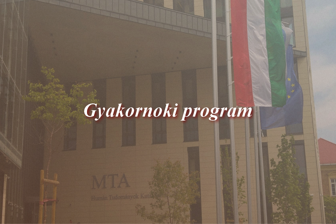 Gyakornoki program indult a Filozófiai Intézetben