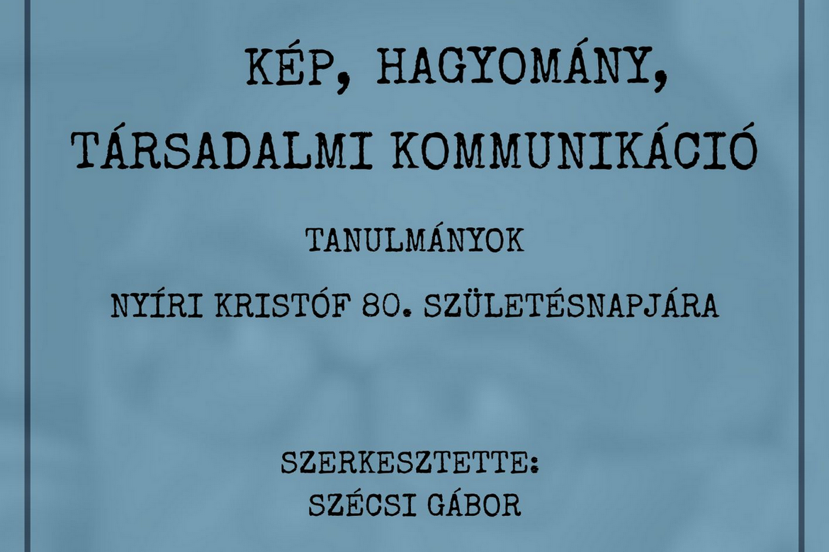 Új tanulmánykötet Szécsi Gábor szerkesztésében