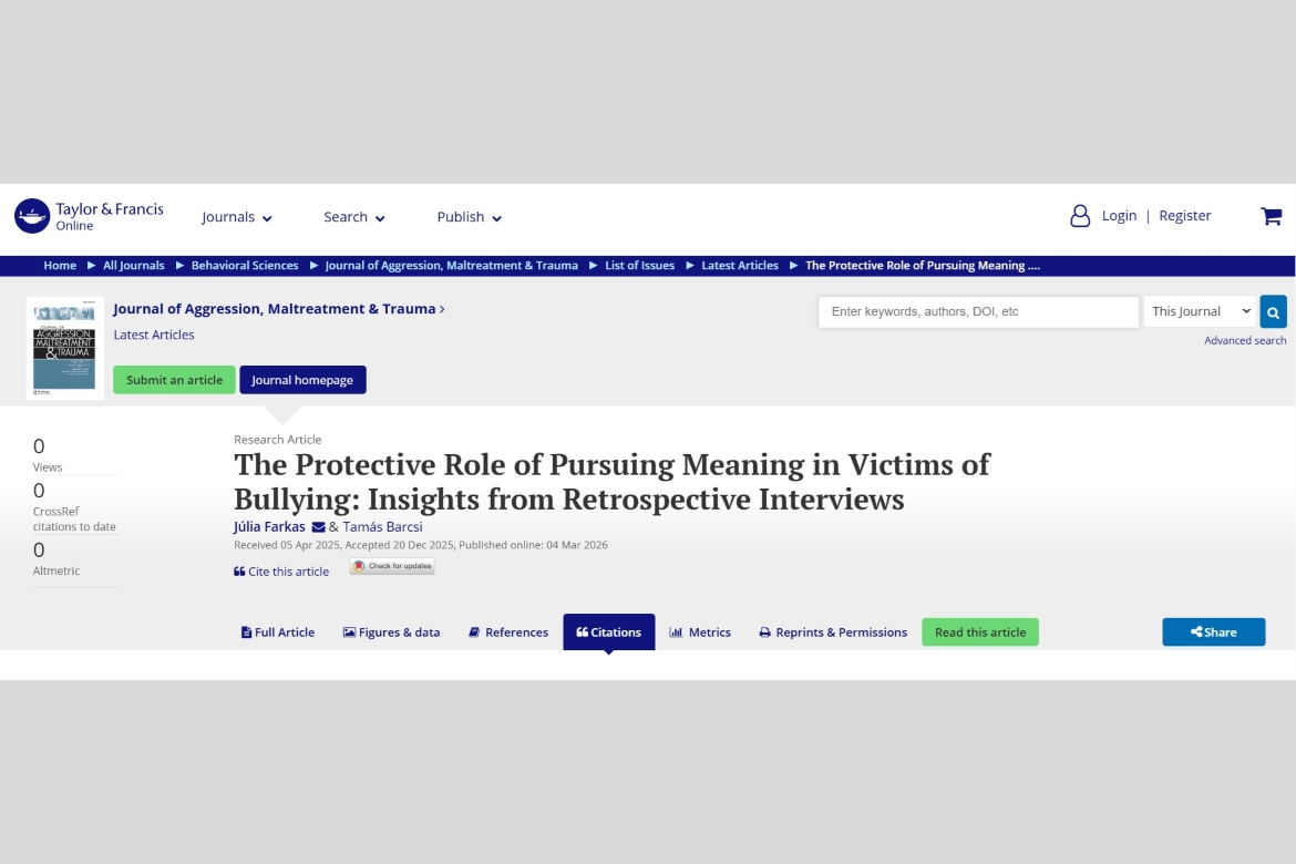 Barcsi Tamás tanulmánya