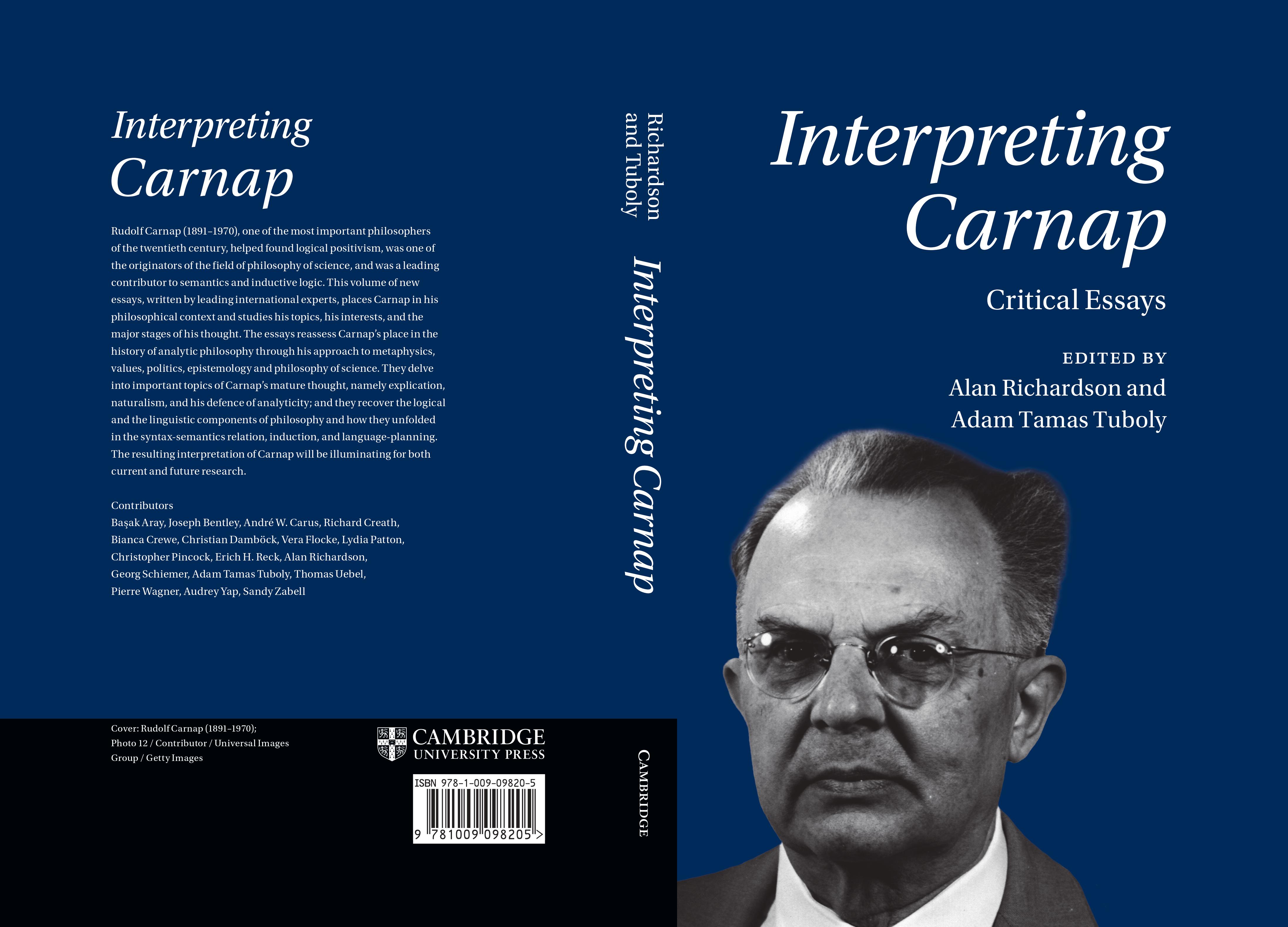 Kötetmegjelenés: Interpreting Carnap