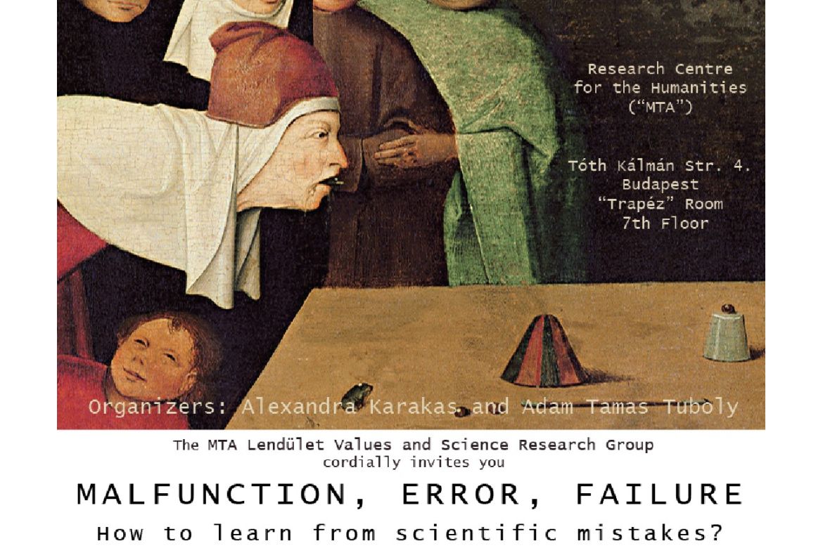 Malfunction, Error, Failure: How to Learn from Scientific Mistakes? workshop