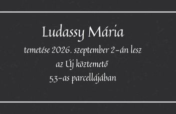 ludassy maria temetese