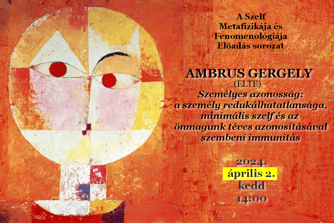 (Új időpontban!) Szemináriumi előadás: Ambrus Gergely